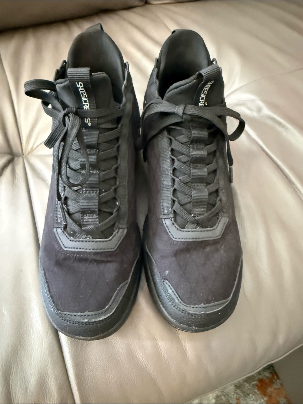 Shoes For Crews Women's Black Quilted Athletic Sneakers